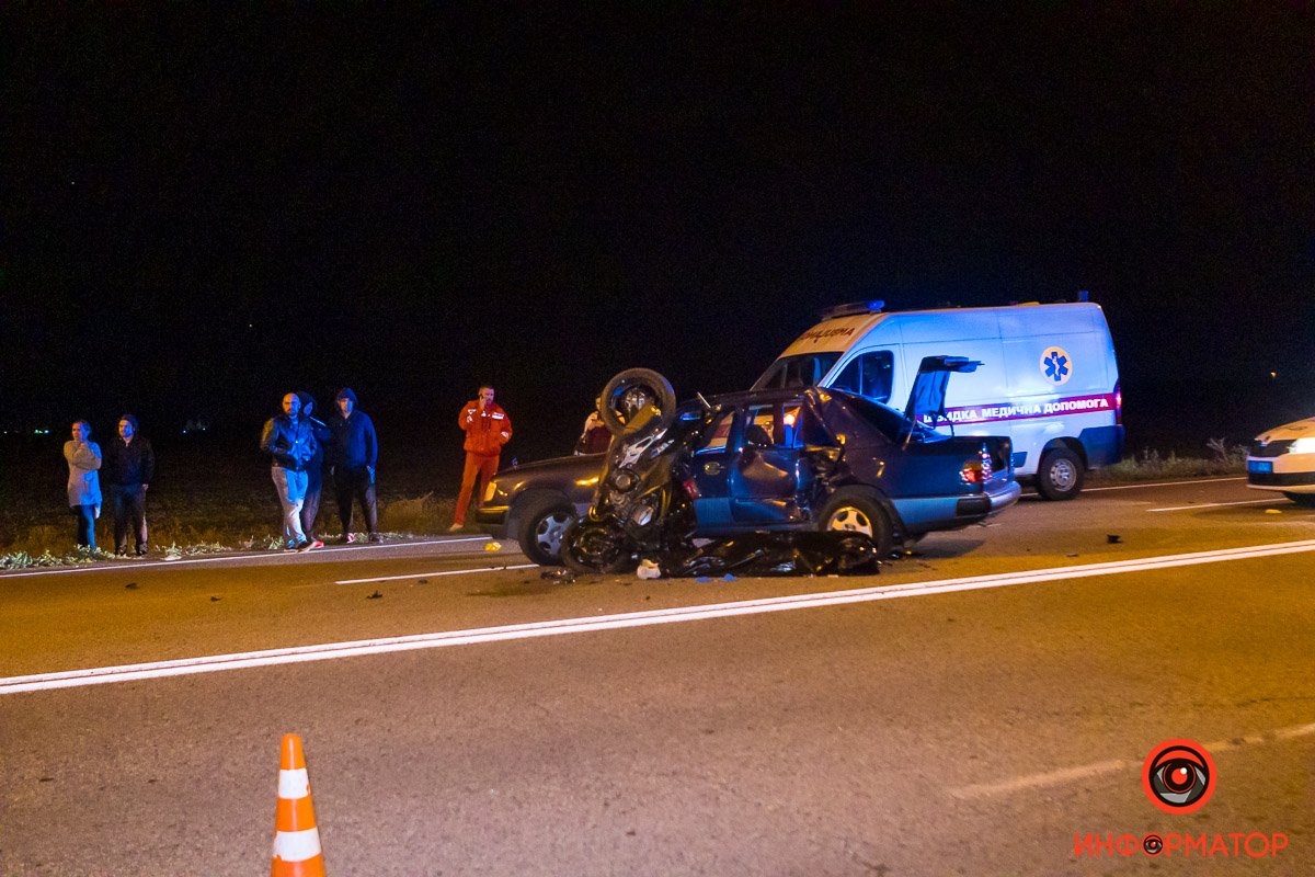 Мотоциклист погиб на месте аварии