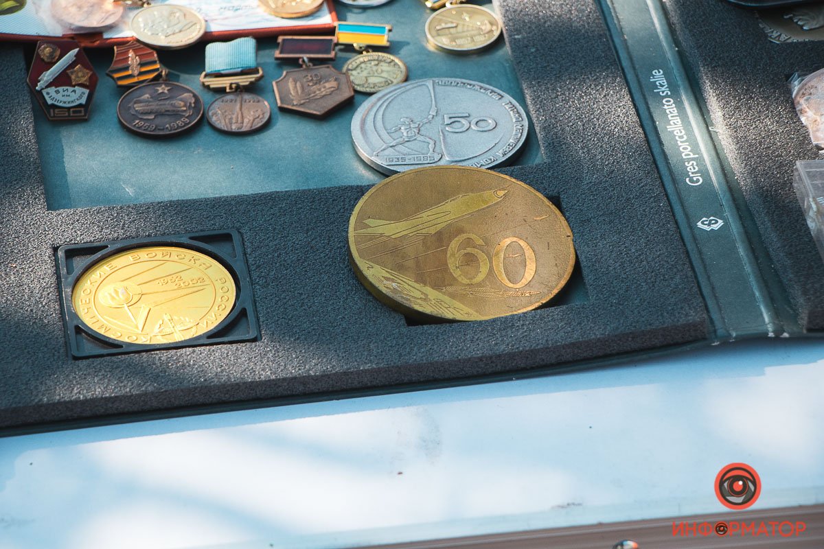 Также были и космические экспонаты