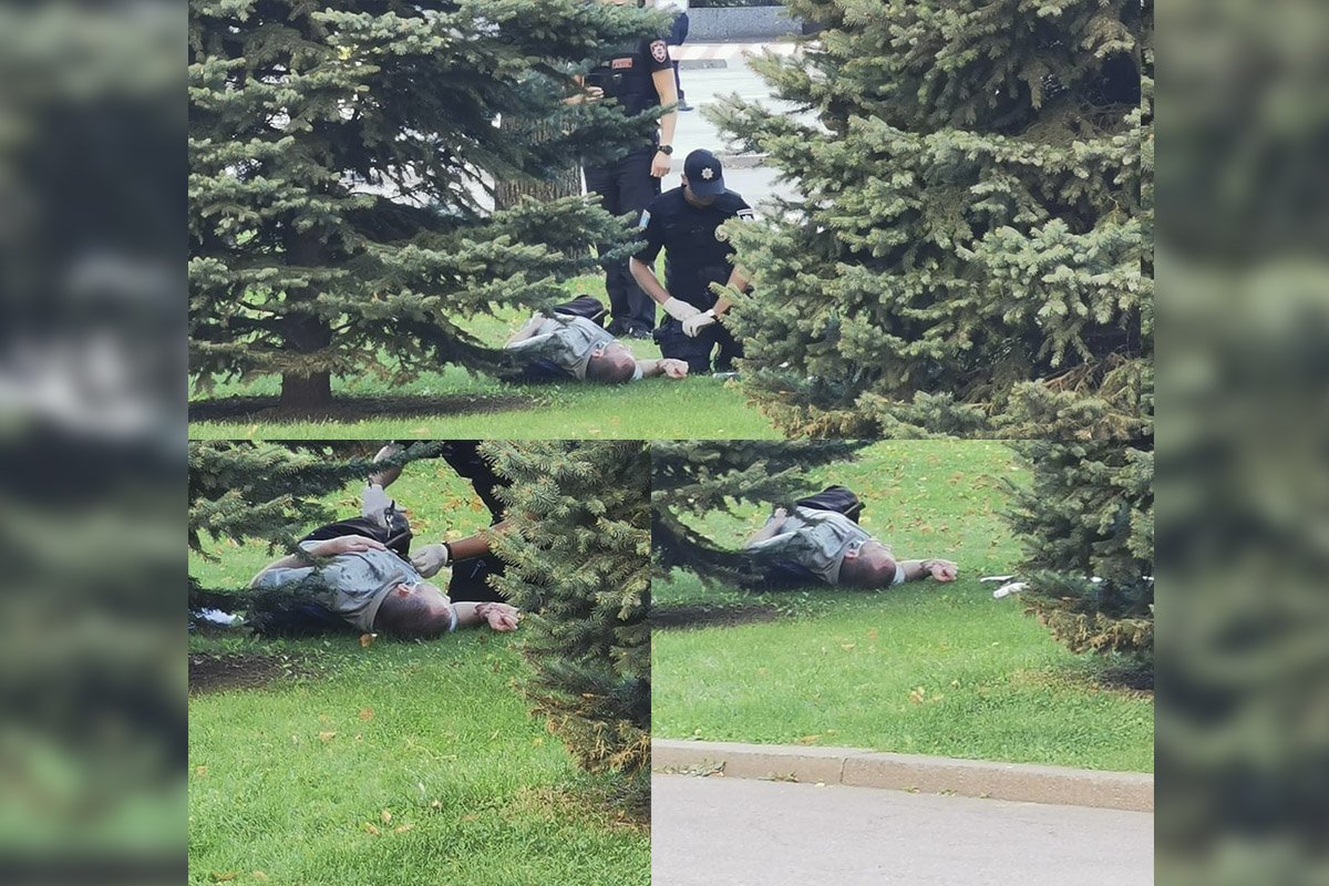 Мужчину забрала скорая