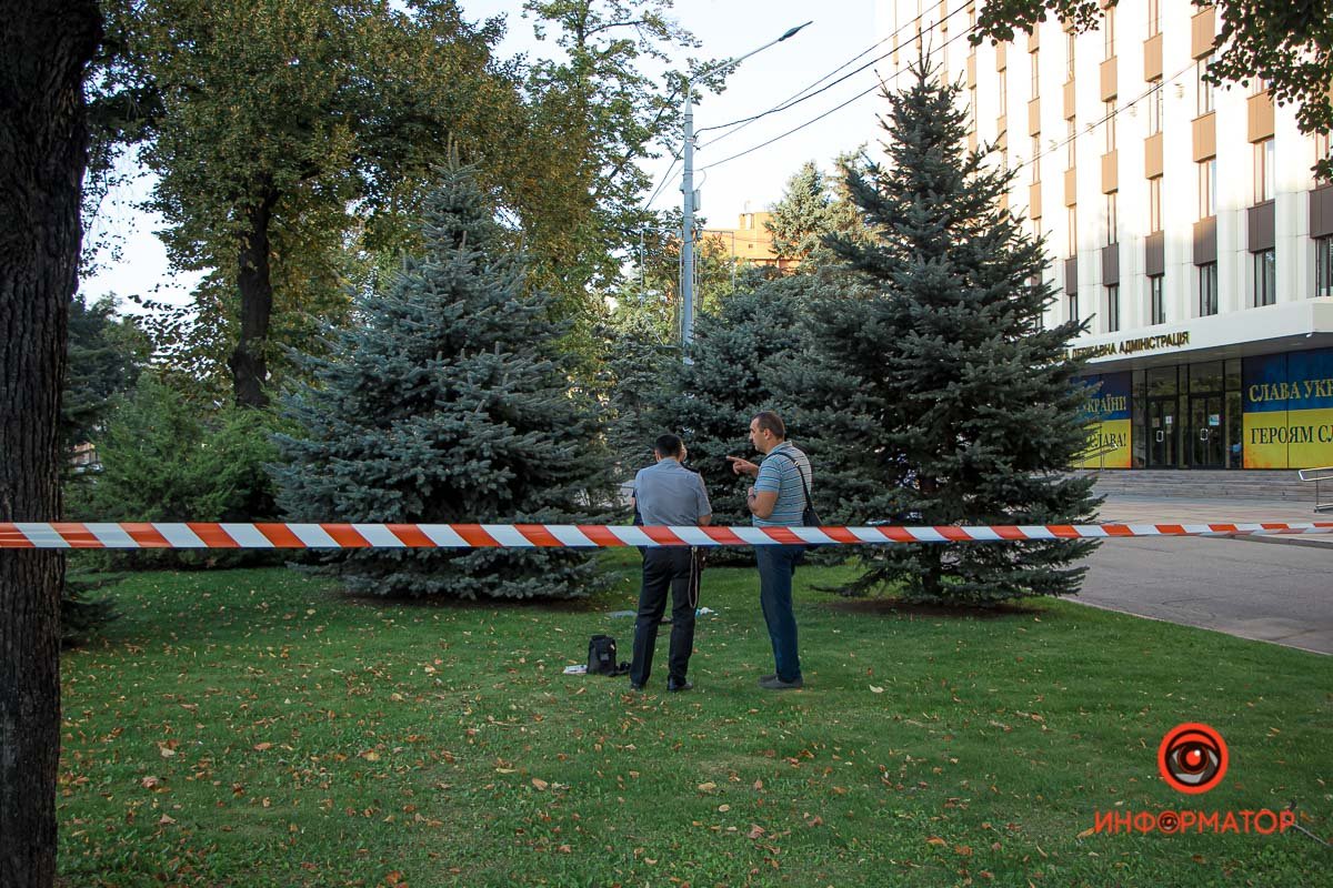 Место оградили