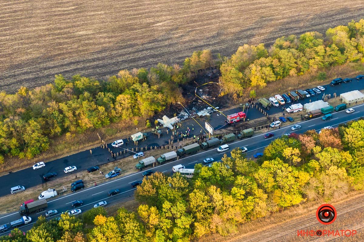 Возле аэродрома Чугуева упал военно-транспортный самолет АН-26