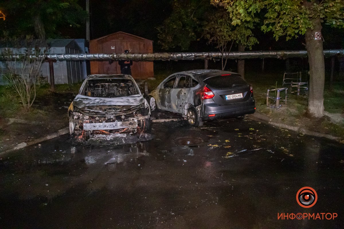 Загорелась Mazda