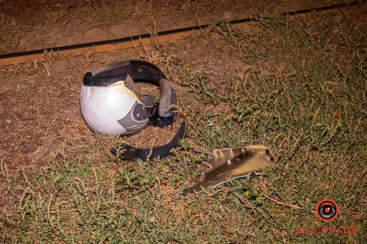 Скутерист был в шлеме