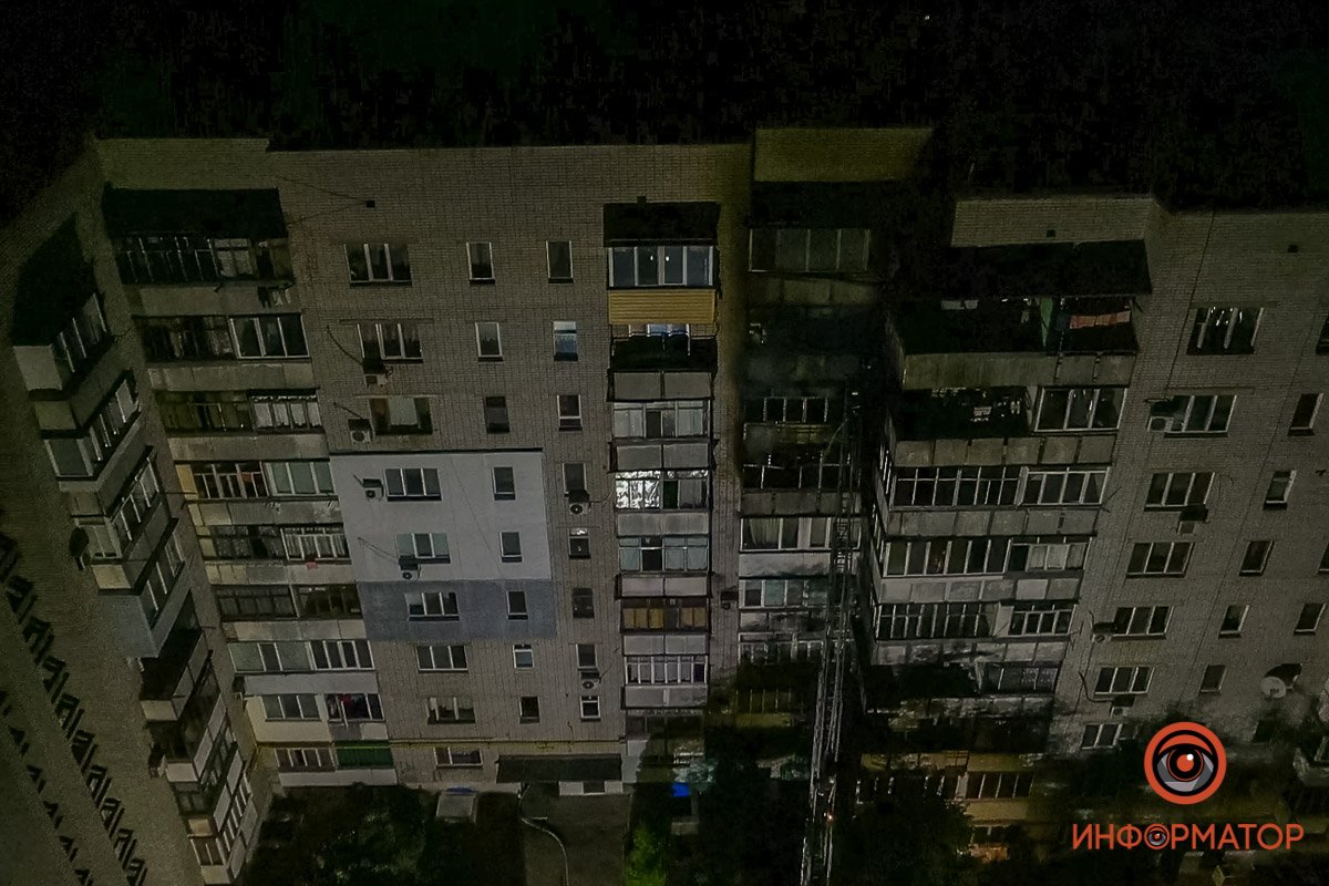 Возгорание началось на 6-м этаже Возгорание началось на 6-м этаже