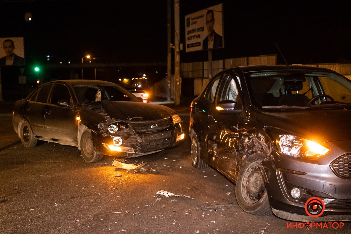 Инцидент произошел на перекрестке Калиновой и Янтарной