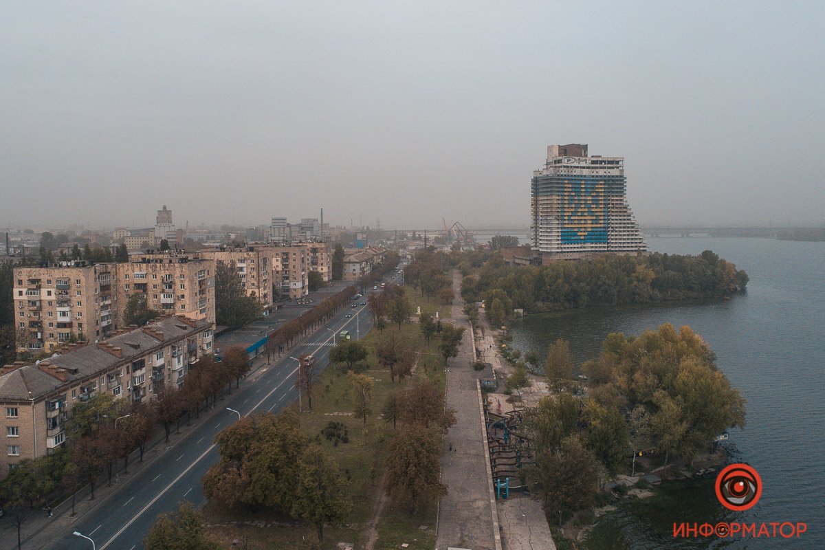 Днепр в молоке