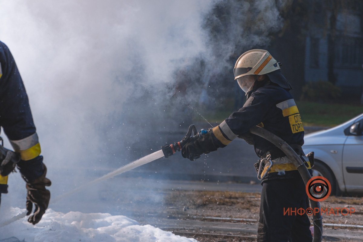 Общая площадь пожара - 6 квадратных метров