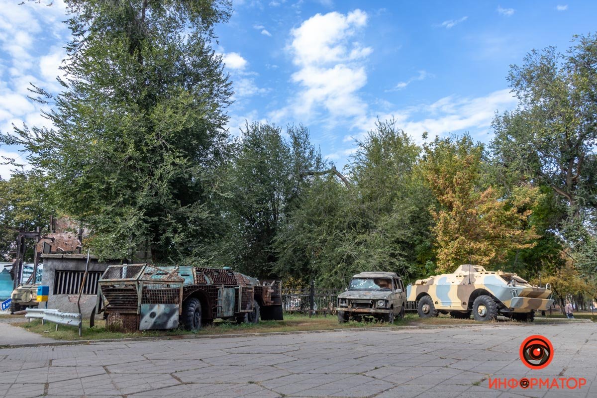 Уличная экспозиция Музея АТО