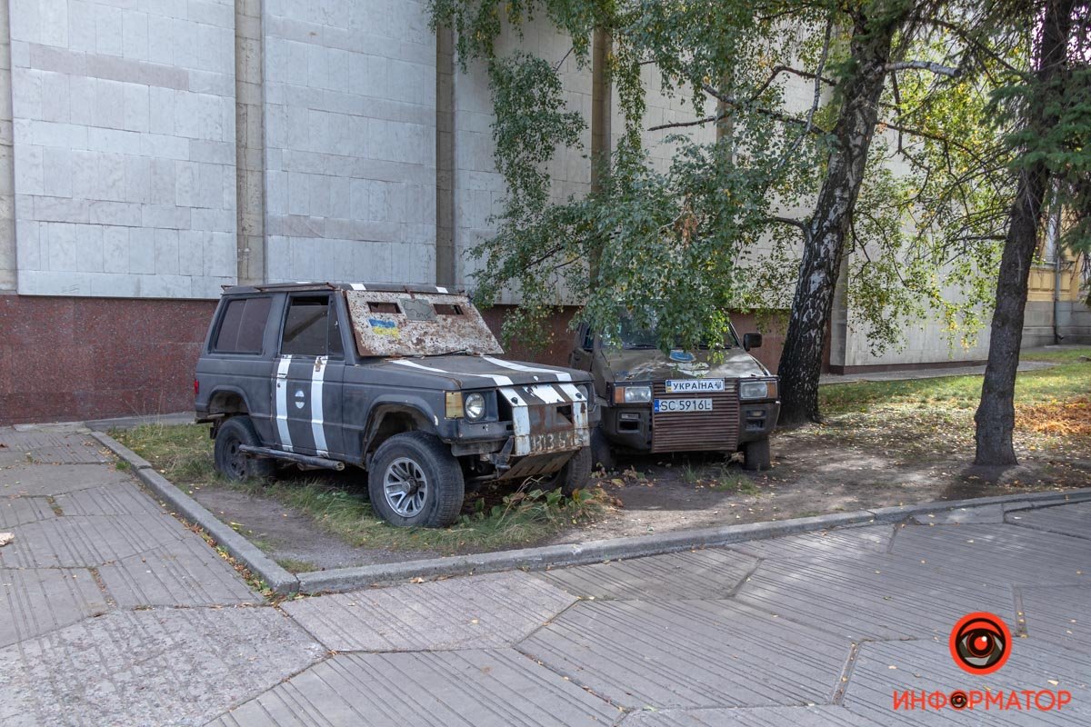 Уличная экспозиция Музея АТО