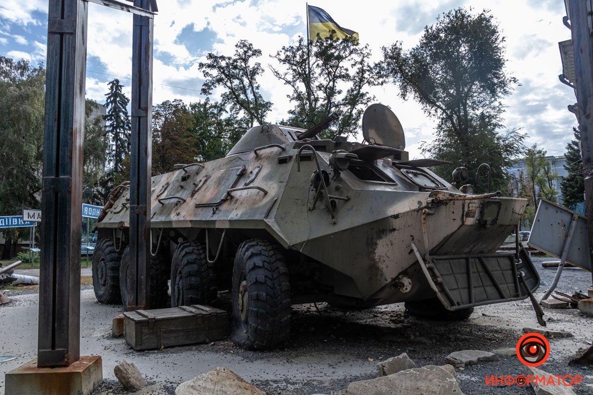 Уличная экспозиция Музея АТО