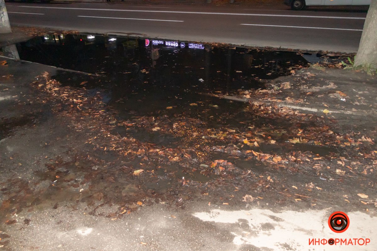 Последствия прорыва на улице Последствия прорыва на улице