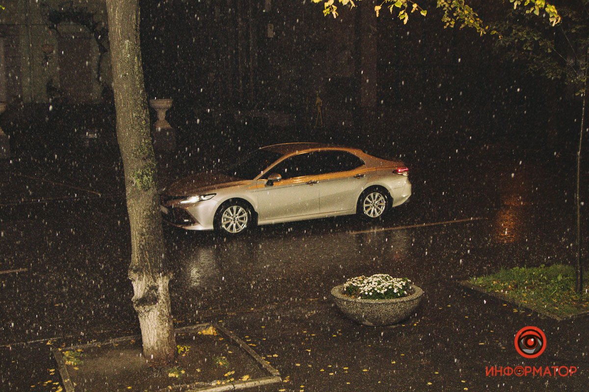 Вечерний ливень в Днепре