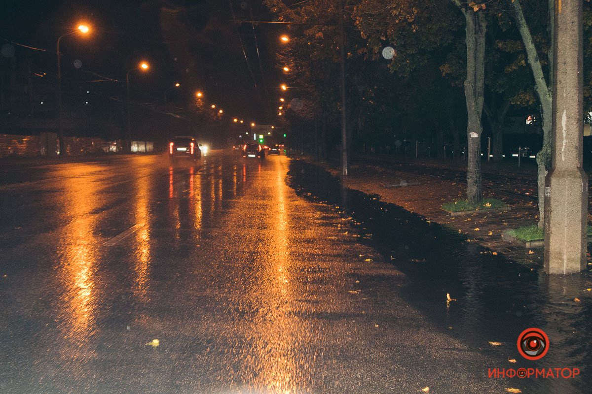 Вечерний ливень в Днепре