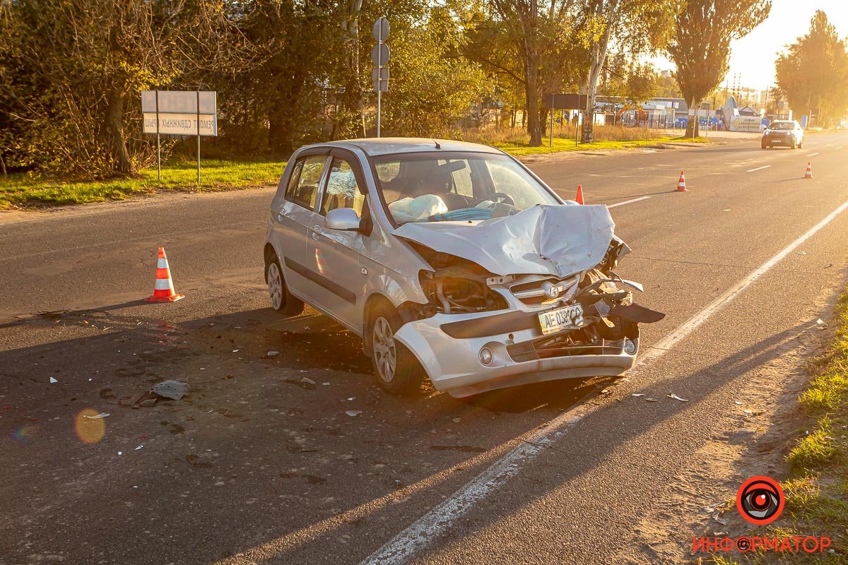 Пострадали водитель и пассажир Hyundai