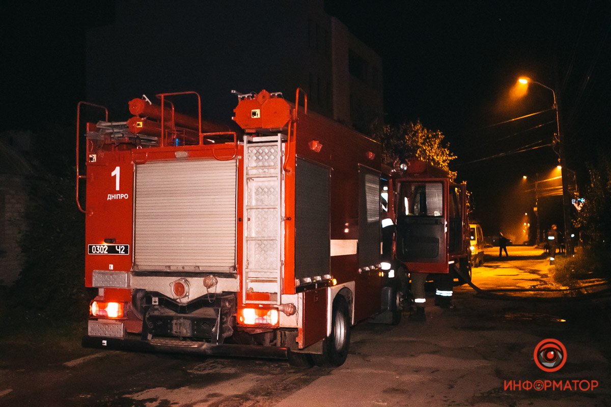 Пожар на улице Симона Петлюры Пожар на улице Симона Петлюры