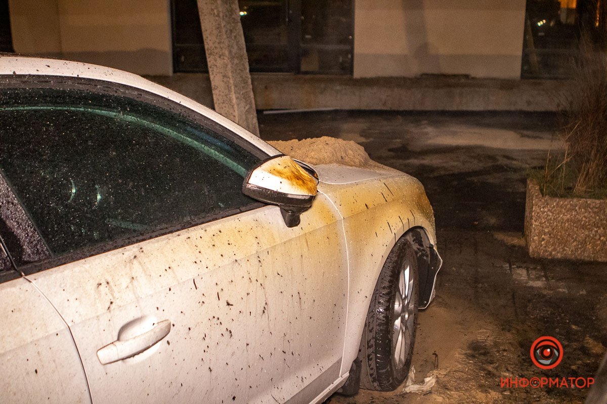 Пламя повредило и соседние автомобили Пламя повредило и соседние автомобили