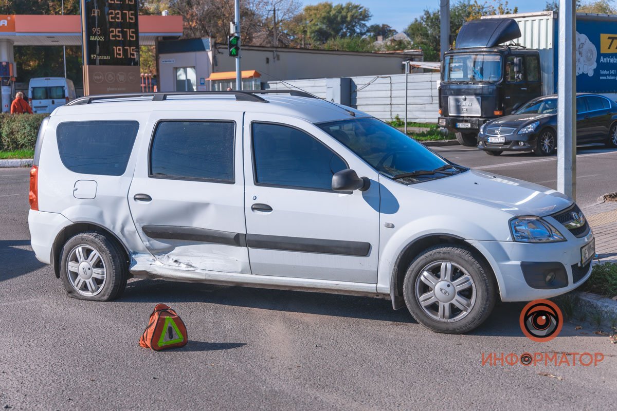 Водитель Lada не пострадал Водитель Lada не пострадал