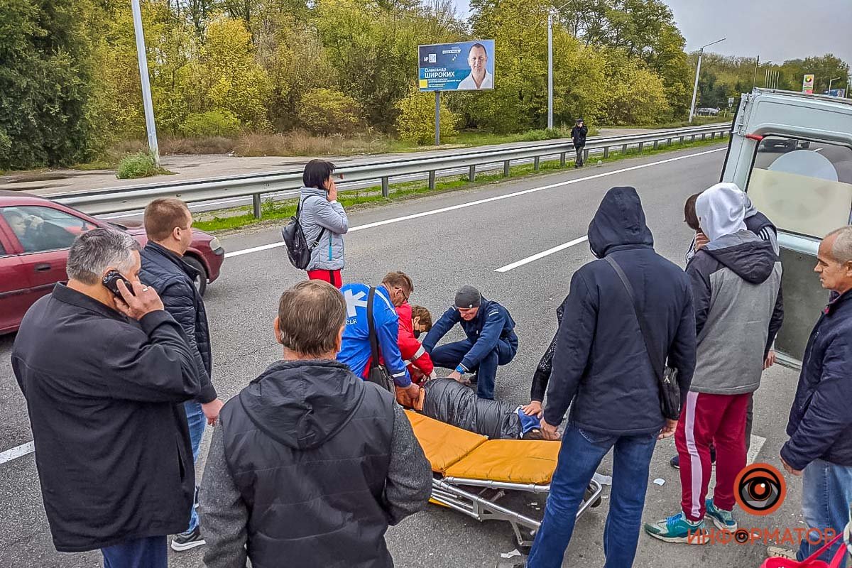 Пострадавшую забрали в больницу