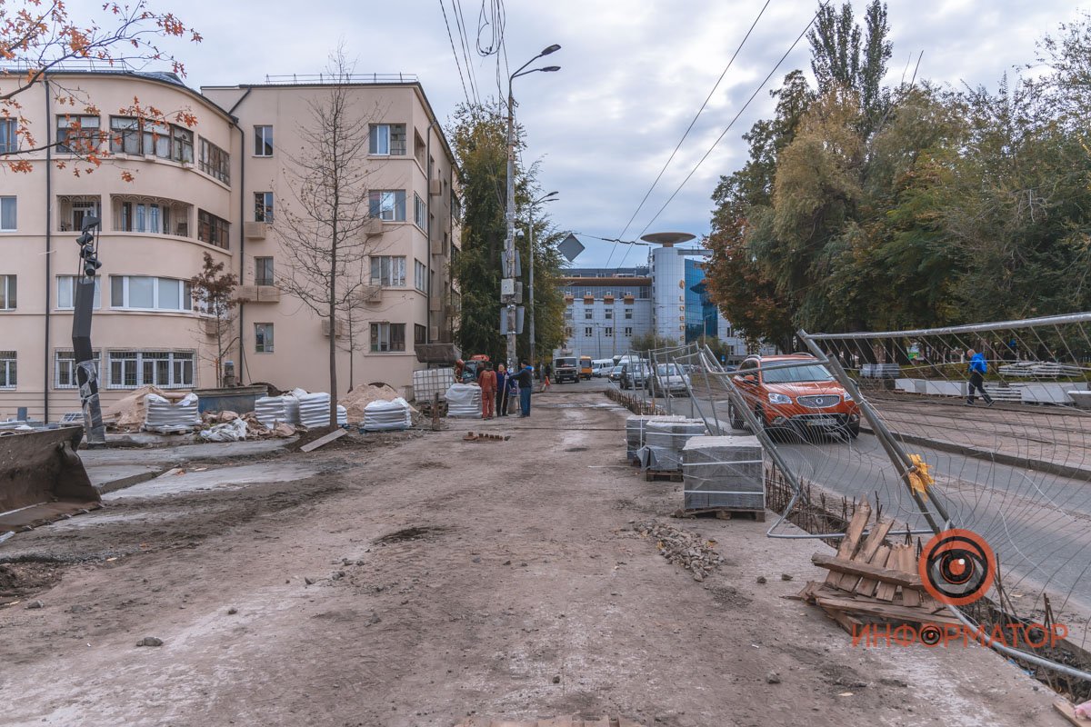 Часть улицы еще реконструируется Часть улицы еще реконструируется