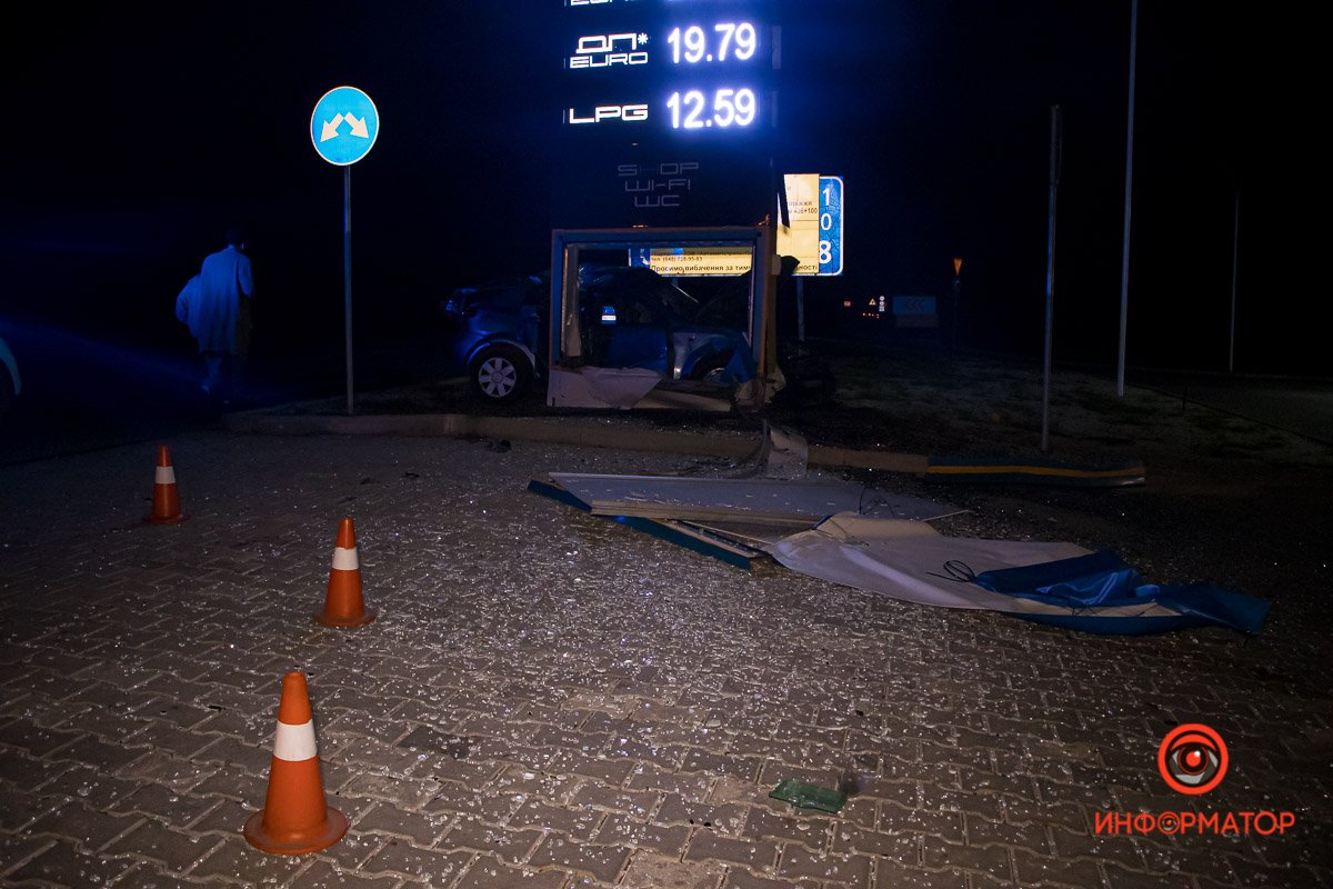 Автомобиль двигался в сторону Днепра