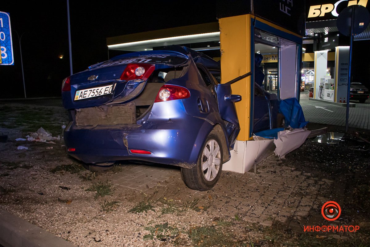 Водитель не справился с управлением