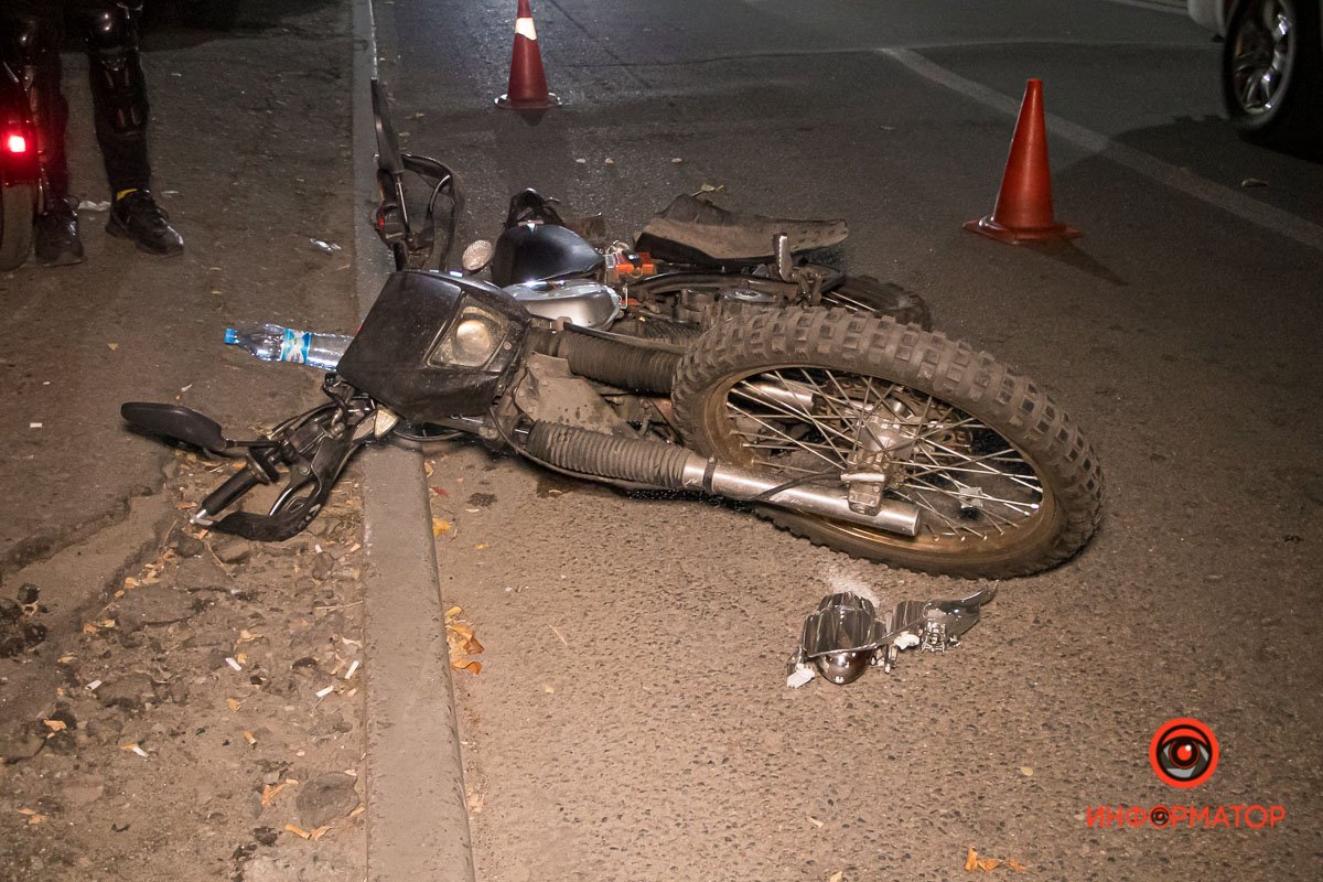 Мотоциклиста госпитализировали Мотоциклиста госпитализировали