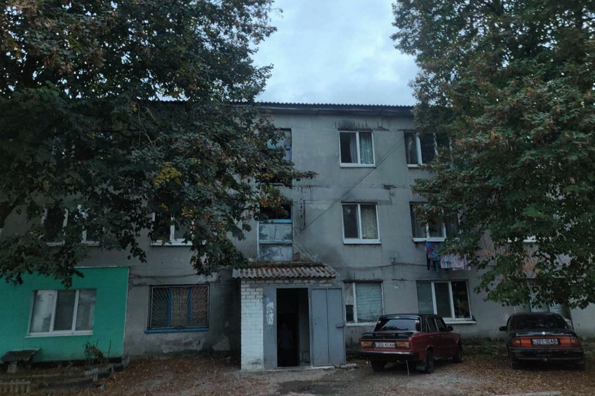 Пожар в квартире на улице Академика Павлова в Таромском
