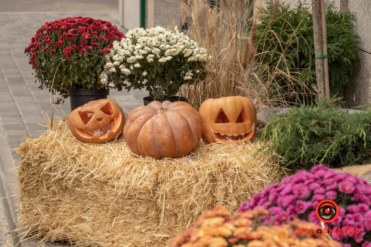 Как украсили Днепр перед Хеллоуином 34