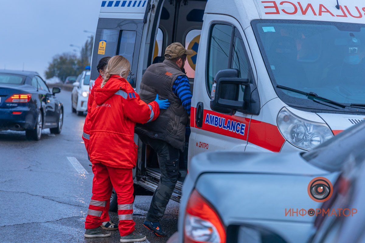 У женщины, предположительно, ушиб грудной клетки и ссадины