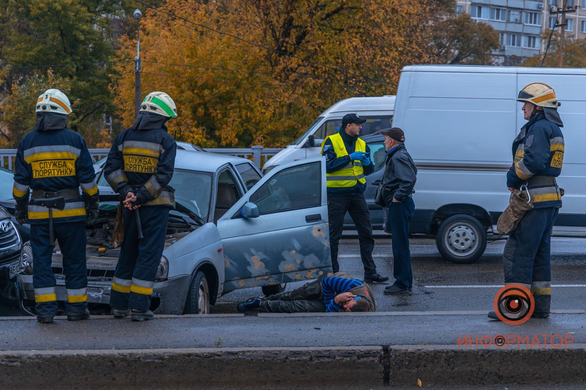 Столкнулись 4 автомобиля