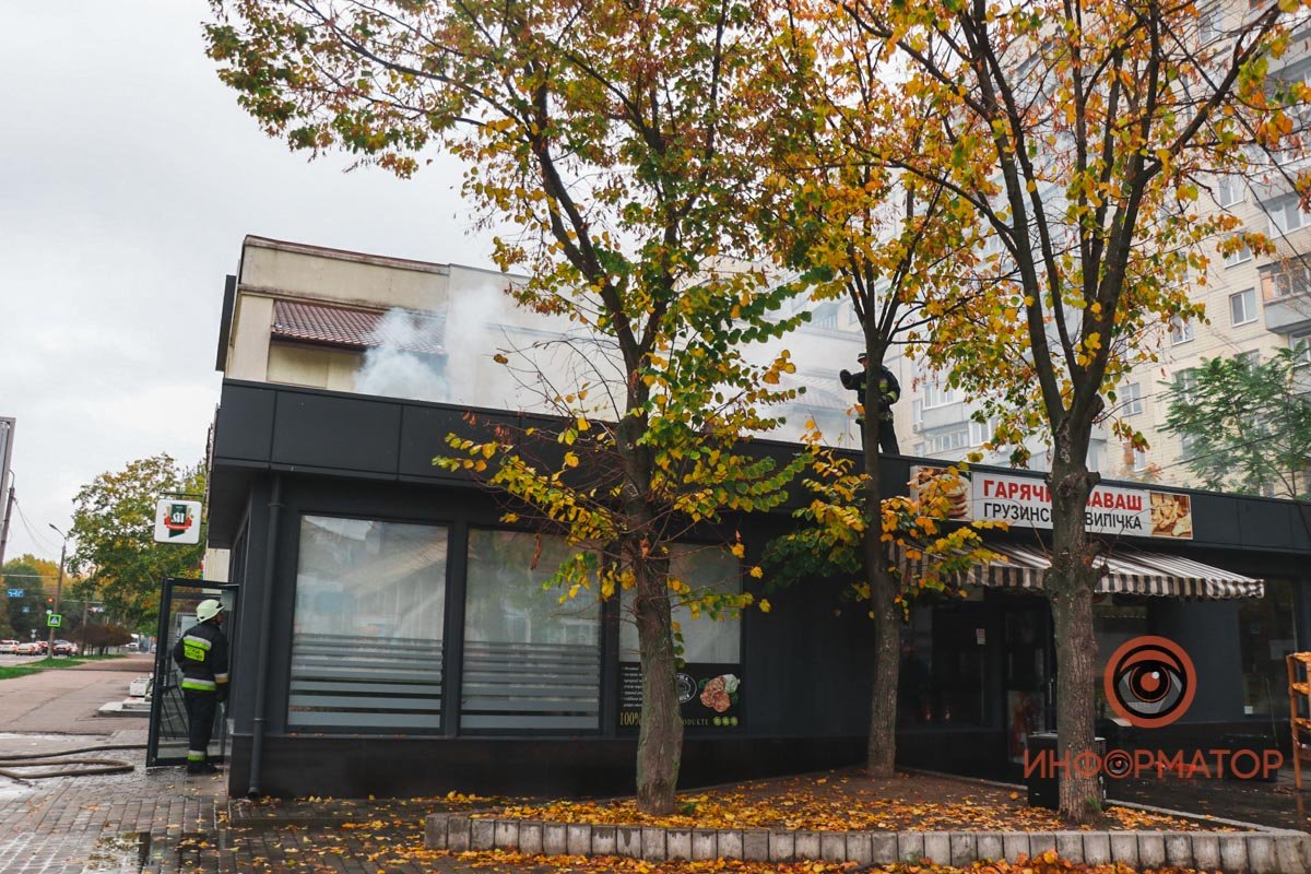 Дым распространялся в районе бульвара Славы