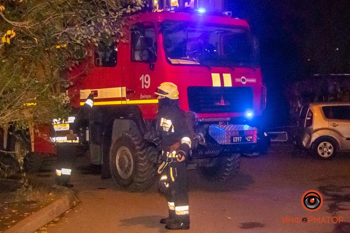 Спасатели оперативно потушили возгорание