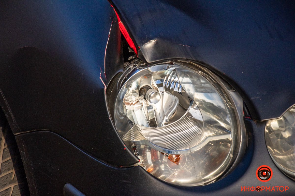 Авария произошла на проспекте Дмитрия Яворницкого