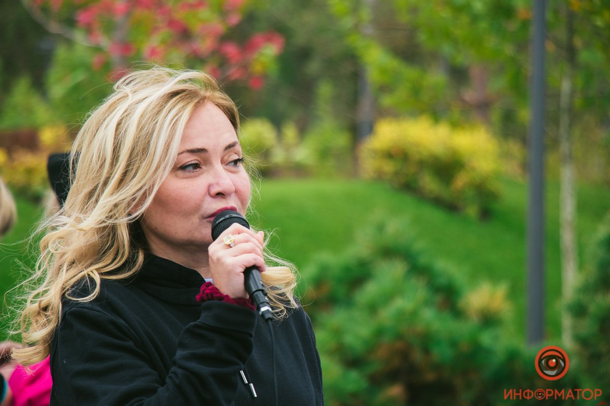 Анна Ермолаева отметила, что забег поможет собрать около четверти миллиона гривен