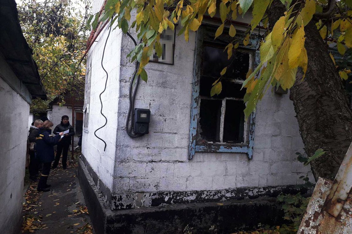 Пожар произошел в одноэтажном частном доме