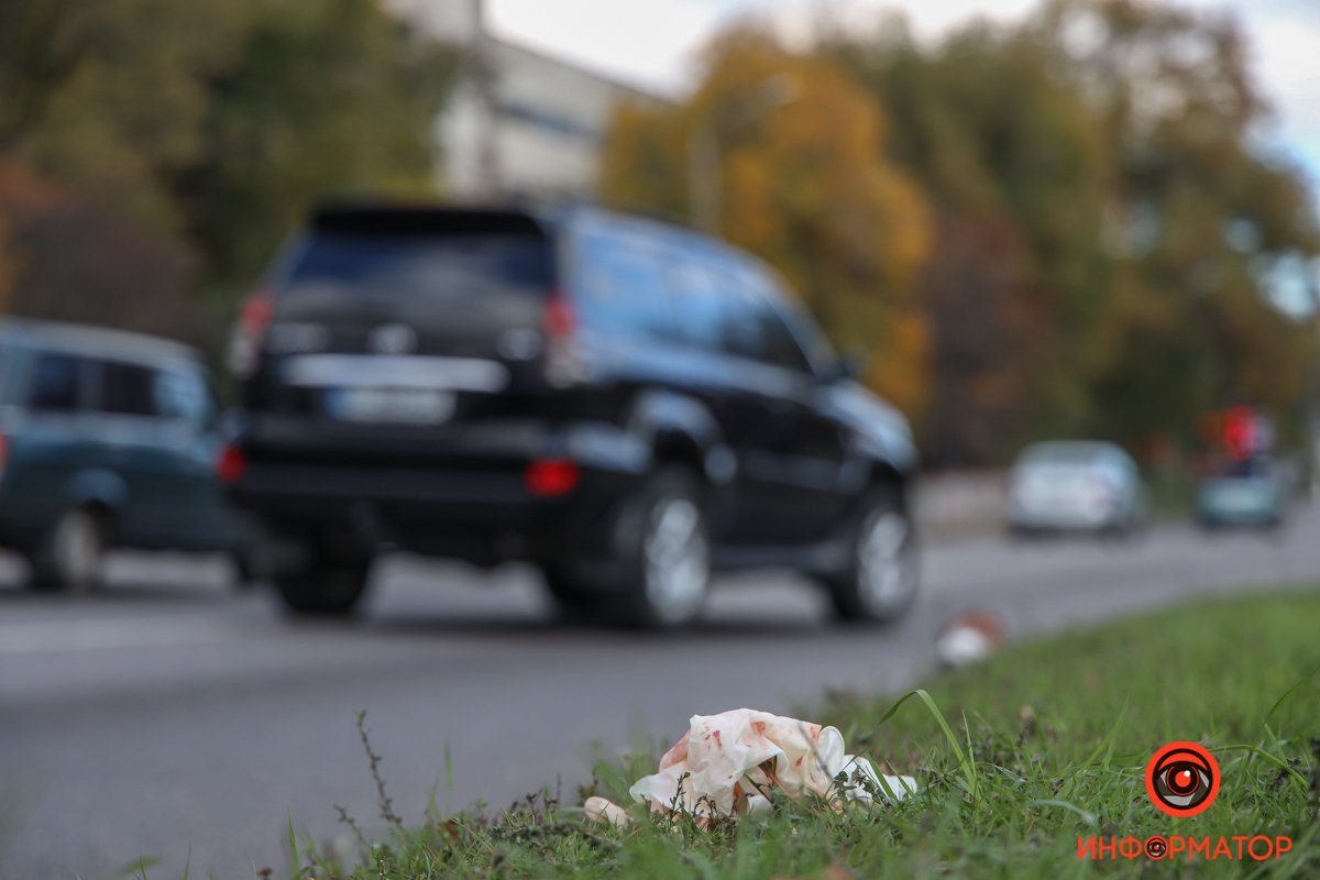 В руках у него была палочка. В какой-то момент он упал и попал прямиком под колёса Toyota