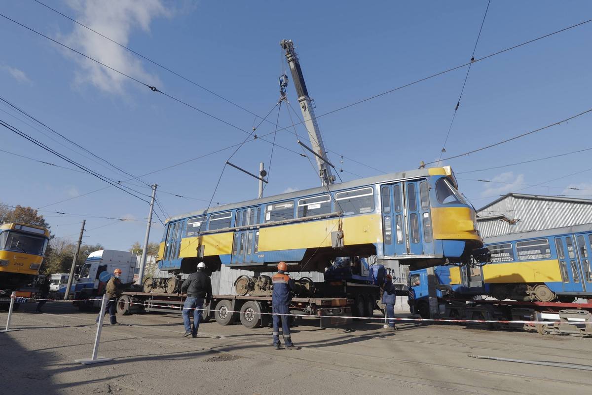 Это уже третья партия трамваев, закупленных в Германии