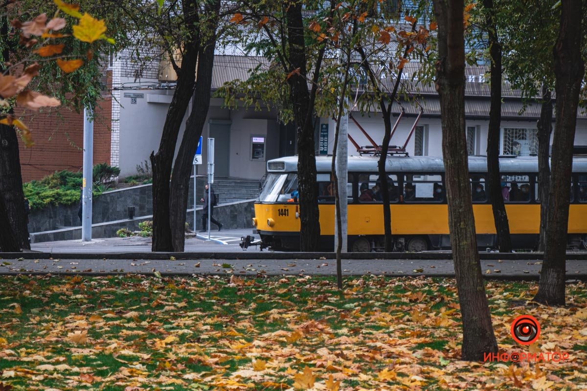 Трамвай цвета осени