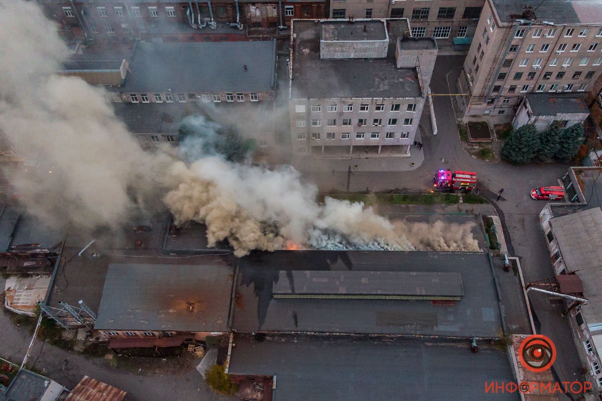 Дым виден с разных уголков района