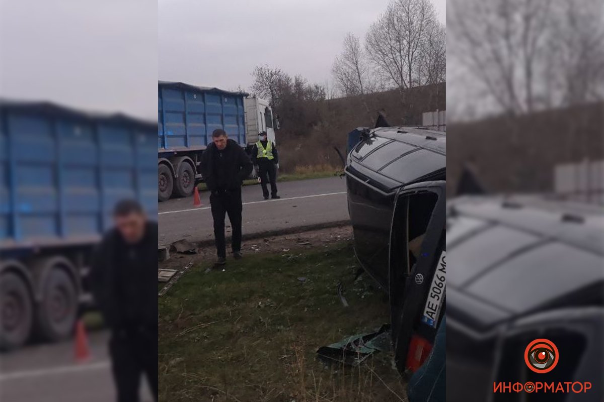 ДТП с участием Volkswagen в районе Новомосковска ДТП с участием Volkswagen в районе Новомосковска