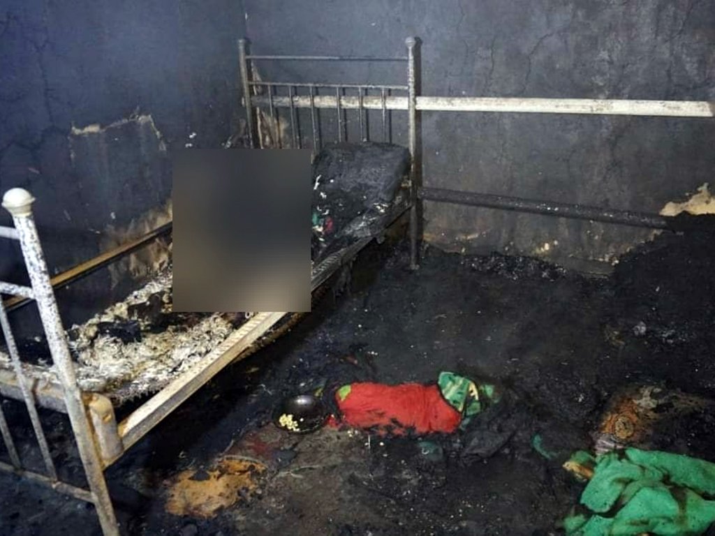 В пожаре погибли три ребенка