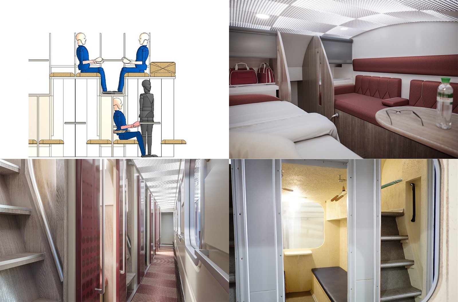 Как могут выглядеть купе в наших поездах Как могут выглядеть купе в наших поездах