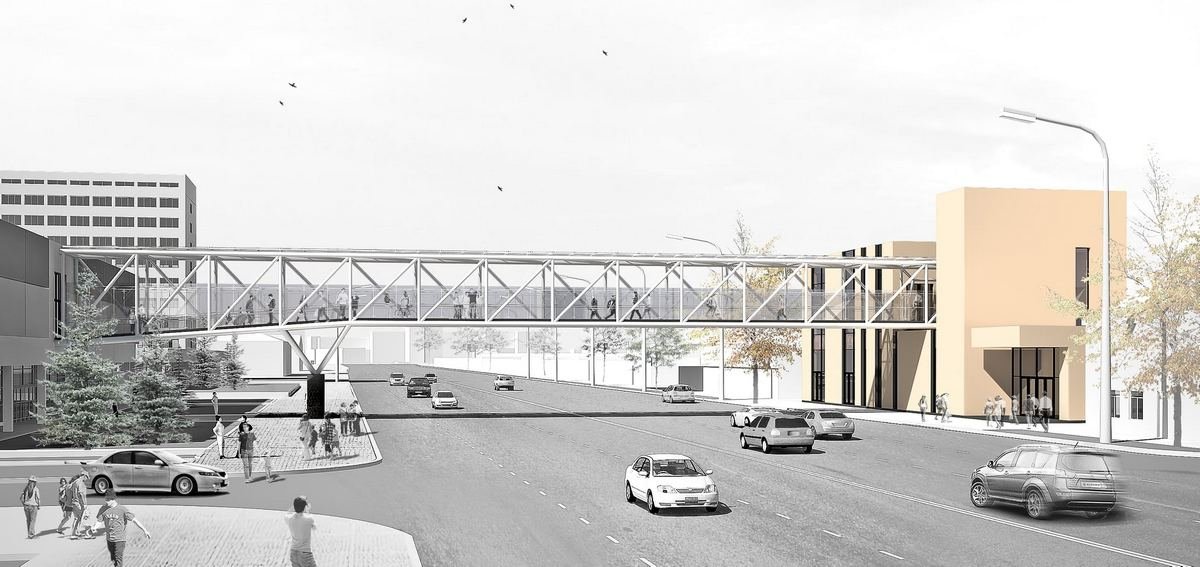 Разделив потоки пешеходов и транспорта такой переход сократит количество ДТП