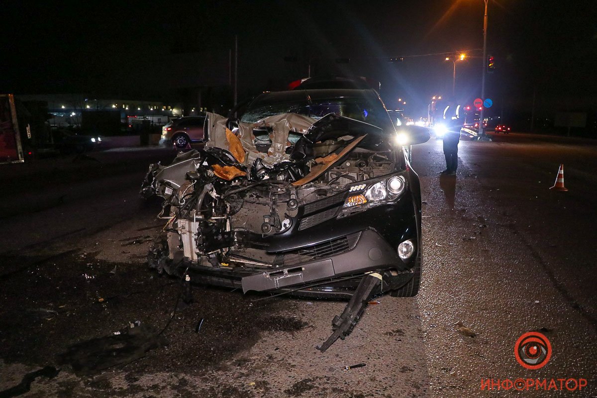 ДТП на выезде из Днепра ДТП на выезде из Днепра