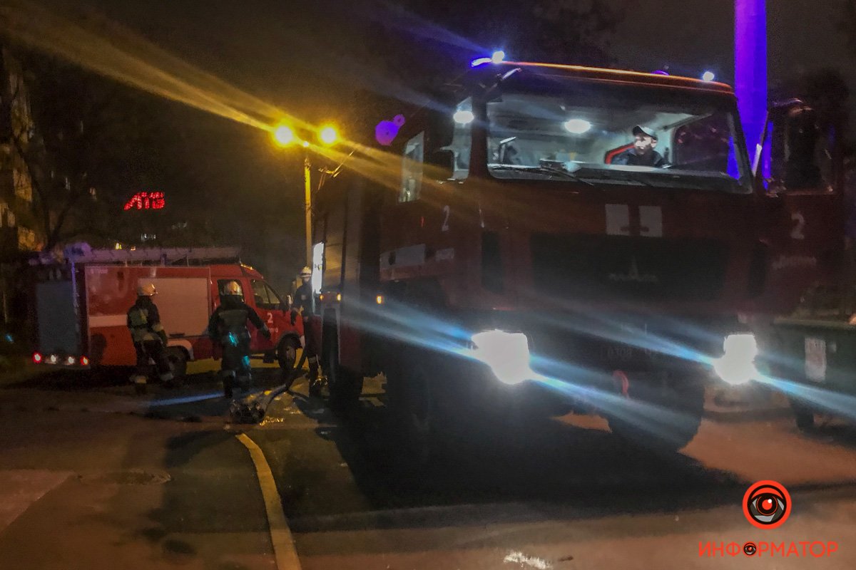 Инцидент произошёл в доме № 11, недалеко от стадиона «Днепр-Арена» Инцидент произошёл в доме № 11, недалеко от стадиона «Днепр-Арена»