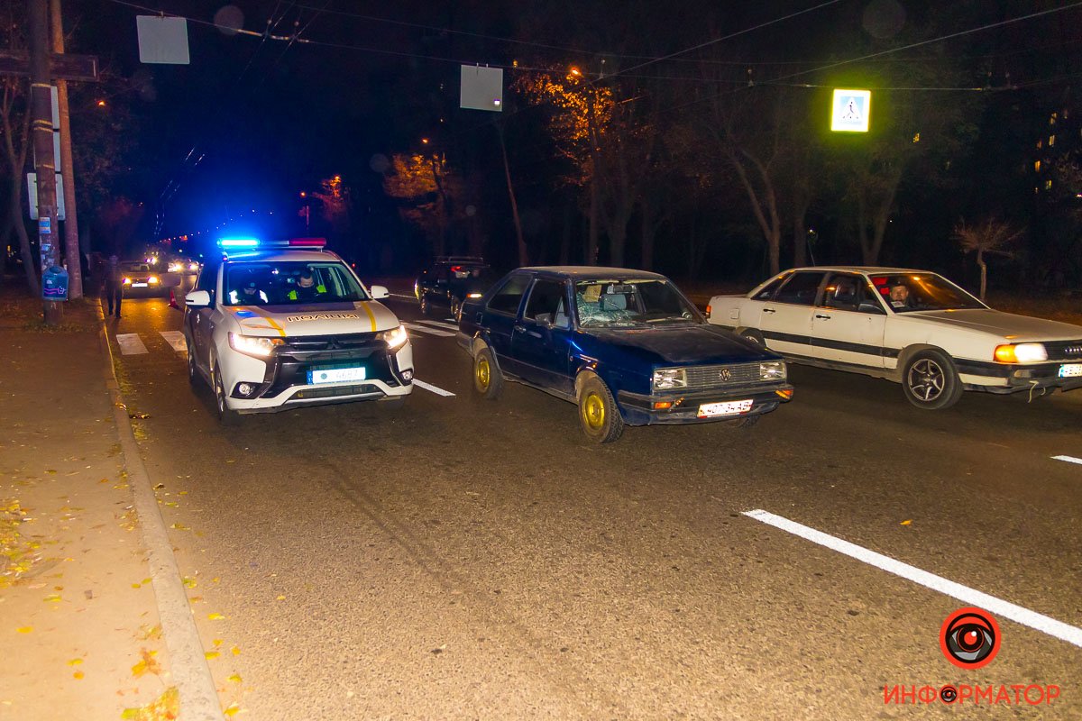 Авария произошла на проспекте Хмельницкого