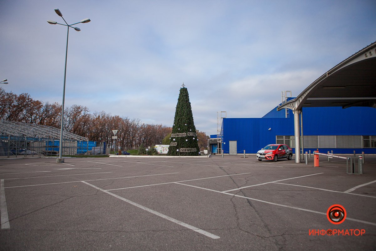 Первые елочки в Днепре