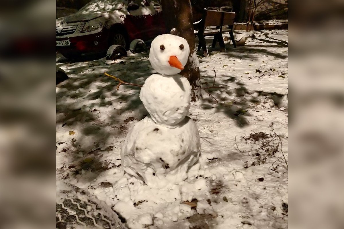 Классический снеговик. Эталон