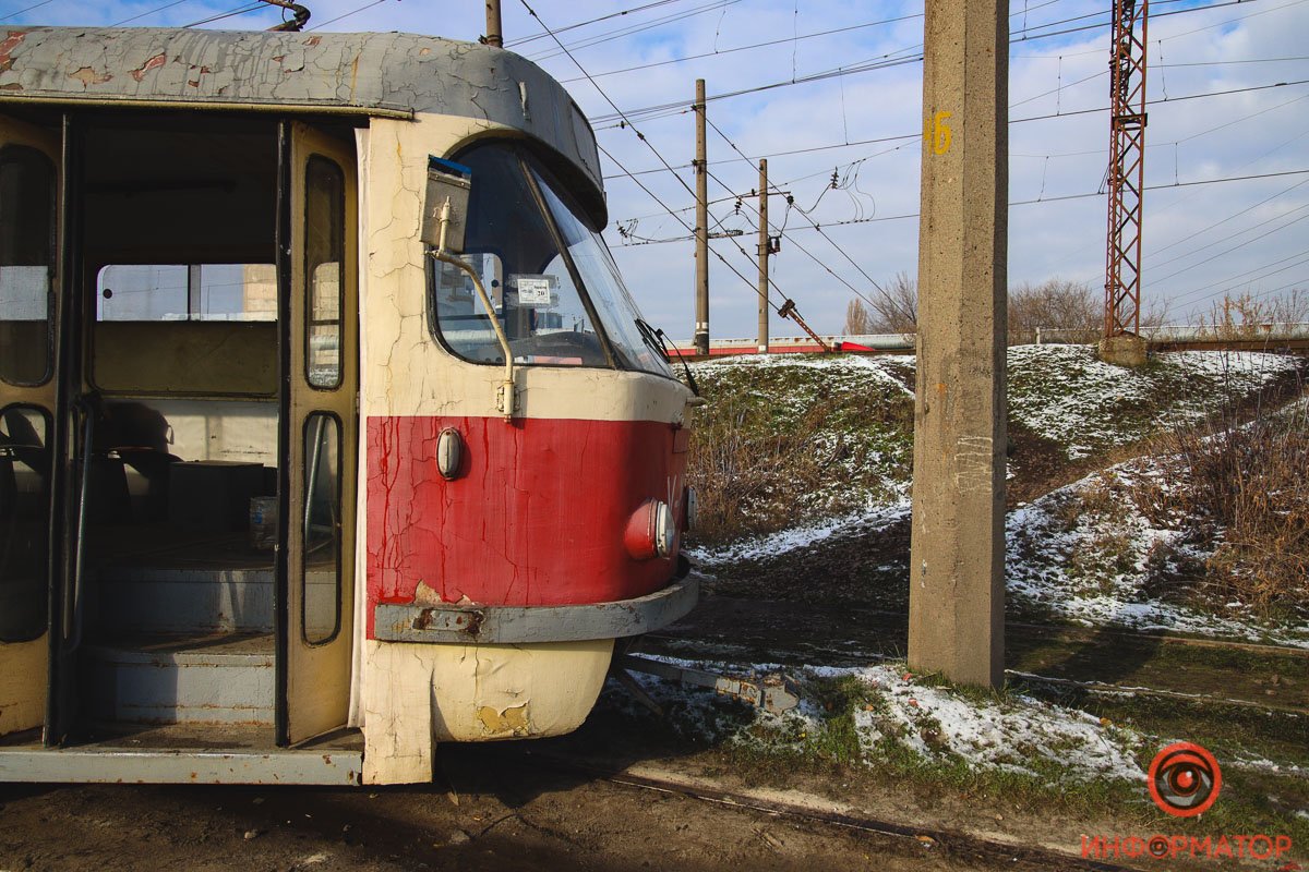 У трамвая разбита фара У трамвая разбита фара