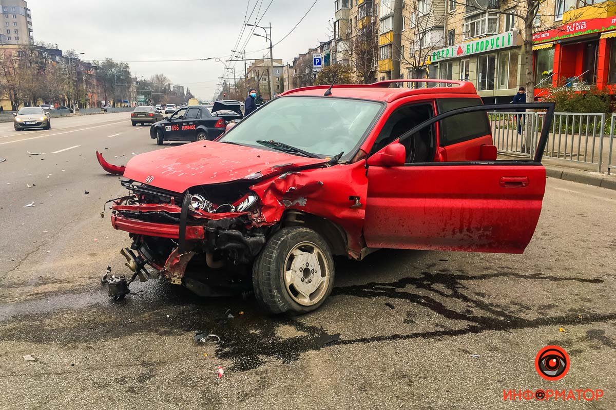 Повреждения Honda